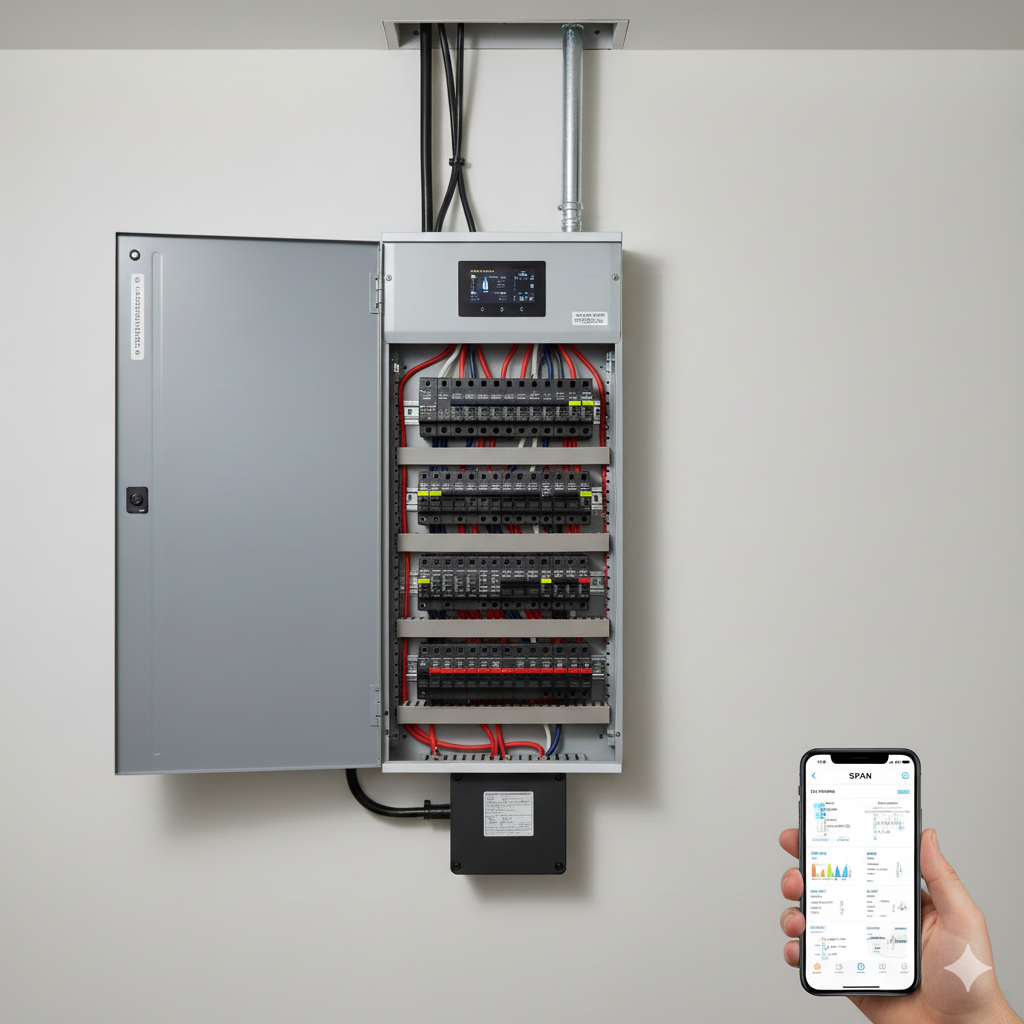 Modern electrical panel upgrade